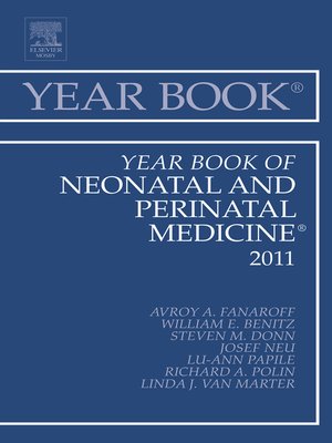 cover image of Year Book of Neonatal and Perinatal Medicine 2011